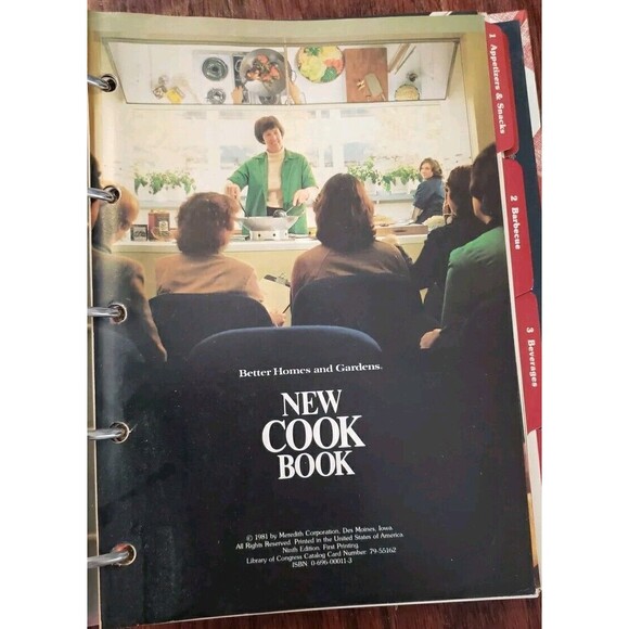 Better Homes & Gardens New Cookbook vintage 1981 - 9th Ed, 8th Printing 5 Ring - Picture 4 of 8
